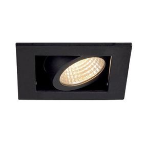 Zápustné - podhľadové svietidlo SLV KADUX LED I matná čierna  115700