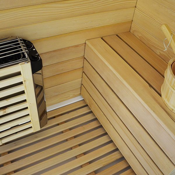 M-SPA - Ľavá suchá sauna s parou a sprchová kabína TRIO 180 x 110 x 223 cm