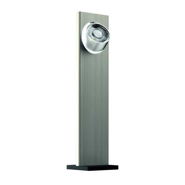 Evotec Stolná LED lampa Light Wave s dotykovým stmievačom, Obývacia izba / jedáleň, hliník, 6W, Energialuokka: G, P: 8 cm, L: 1.35 cm, K: 40cm