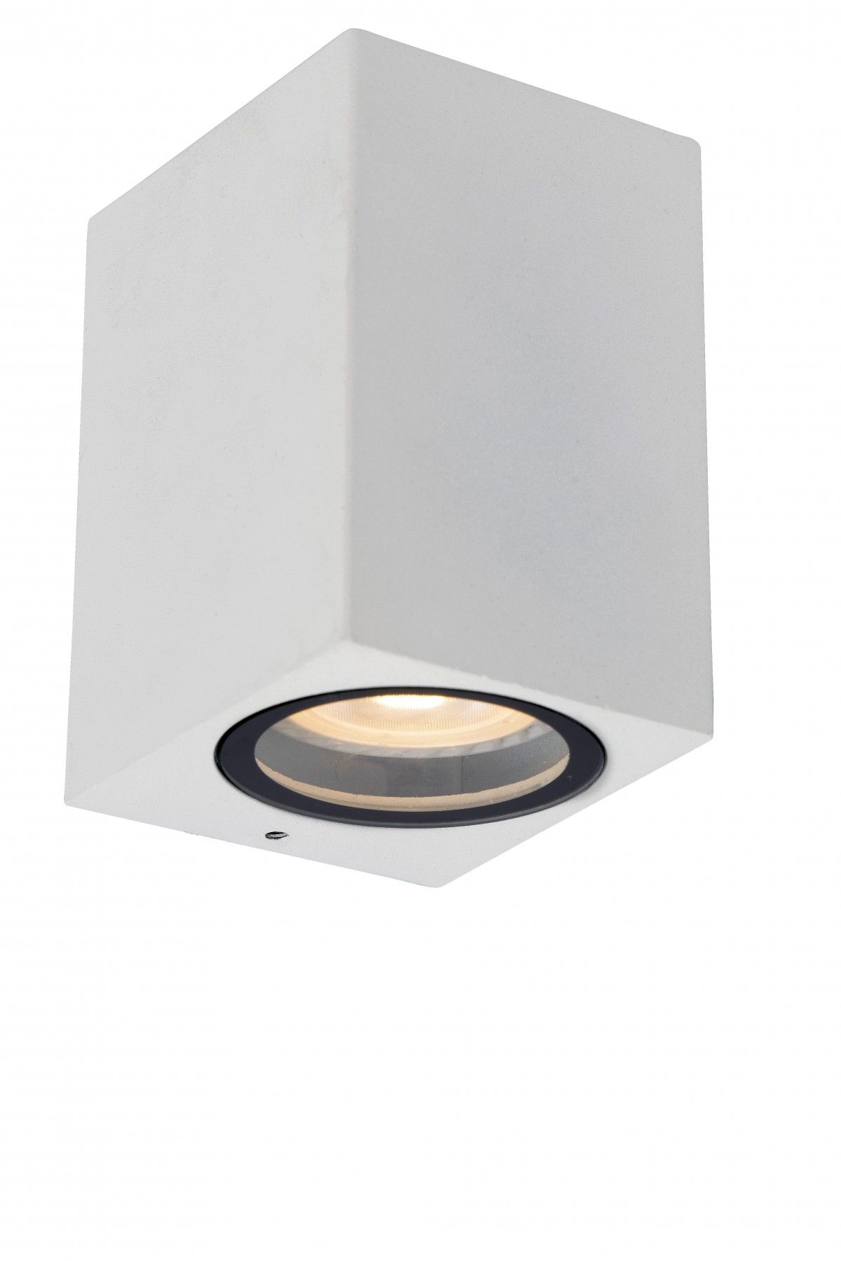 Lucide 69800/01/31 vonkajšia nástenná lampa Zaro 1x35W | GU10 | IP44 - čierna, bodová, stmievateľná