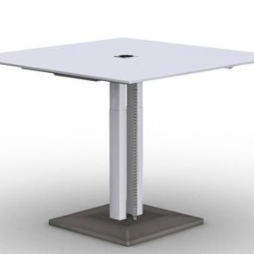 NARBUTAS - Rokovací stôl JAZZ 120x120 cm so zásuvkou - MDF