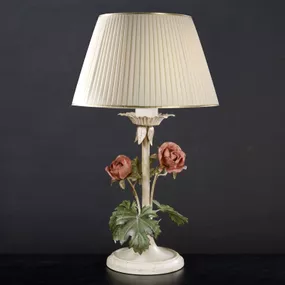 Ferro Luce Stolná lampa Ancona, Obývacia izba / jedáleň, kov, látka, E27, 40W, K: 54cm