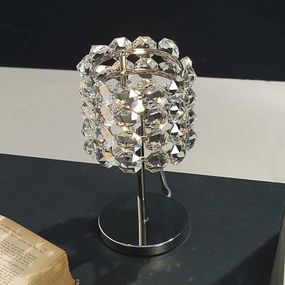 Marchetti Krištáľová stolná lampa BACCARAT, Obývacia izba / jedáleň, kov, sklenený krištáľ, G9, 75W, K: 25cm