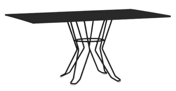 ISIMAR - Detský stôl CAPRI - obdĺžnikový