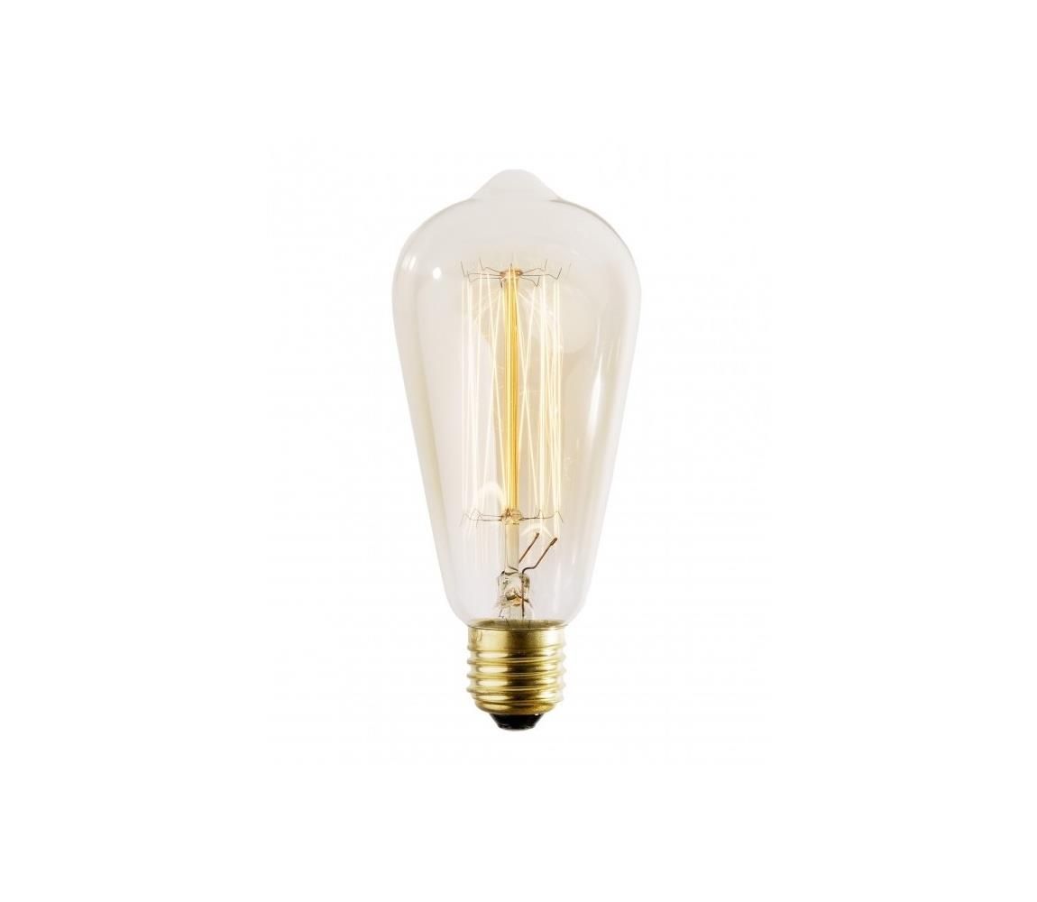 Priemyselná dekoračná stmievateľná žiarovka SELEBY ST64 E27/40W/230V 2200K