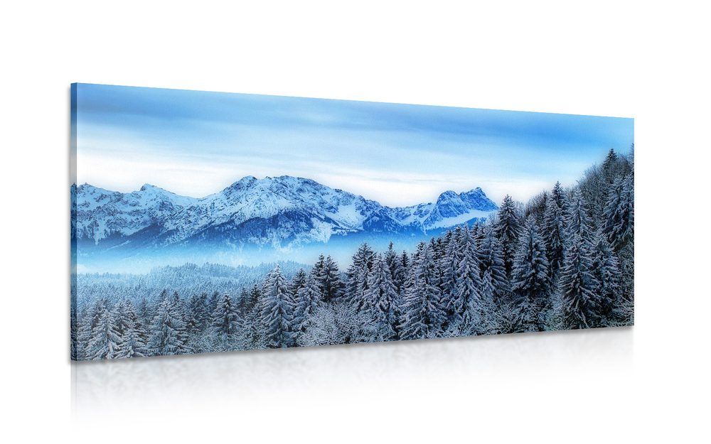 Obraz zamrznuté hory - 100x50