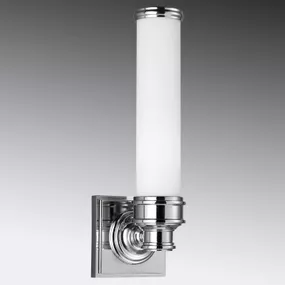 FEISS Nástenné LED svietidlo Payne do kúpeľne, Kúpeľňa, kov, sklo, G9, 3.5W, L: 11.4 cm, K: 36.2cm