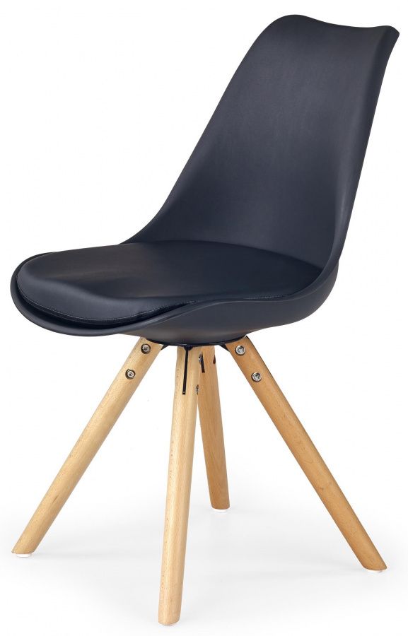 Jedálenská stolička K201 čierná vzorkový kus Rožnov