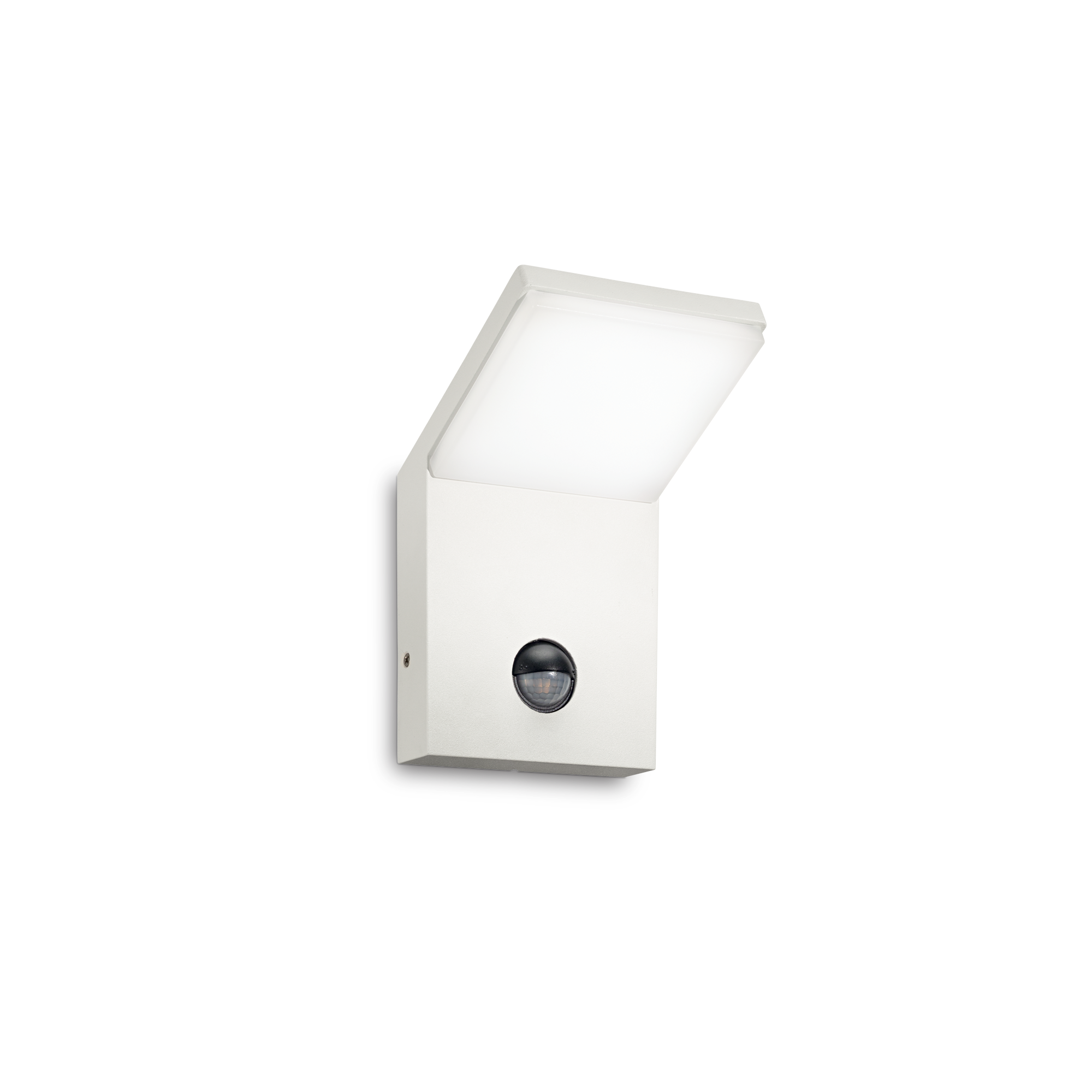 Exteriérové nástenné svietidlo Ideal lux 209852 STYLE AP1 SENSOR BIANCO 1xLED 5W/680lm 4000K biela IP54