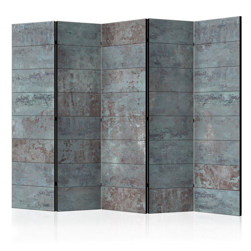 Paraván Turquoise Concrete Dekorhome 225x172 cm (5-dielny)