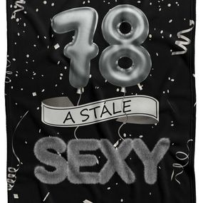 Deka Stále sexy – Čierna (vek: 78, Podšitie baránkom: NE)