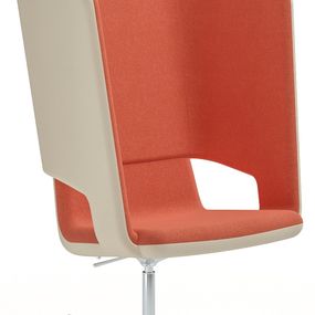 NARBUTAS - Otočná stolička TWIST&SIT SOFT SDH030 s hliníkovou základňou