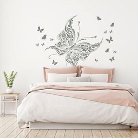 Nálepka na stenu - Motýlie kráľovstvo