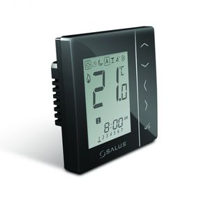Salus VS30B digitálny podomietkový programovateľný termostat čierny
