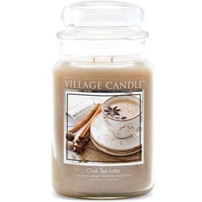 VILLAGE CANDLE Sviečka Village Candle - Chai Tea Latte 602g