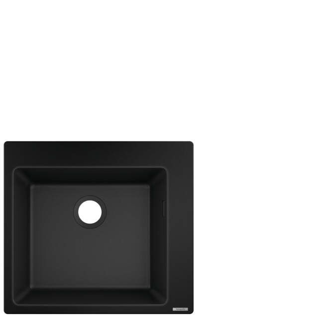 HansGrohe Drezy - Zabudovaný granitový drez S510-F450, grafitová čierna 43312170