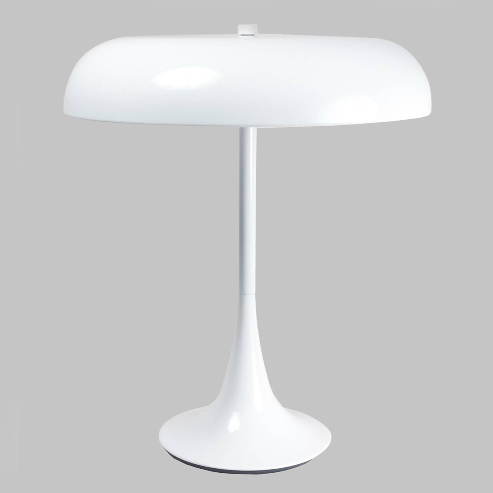 Aluminor Biela lakovaná stolová lampa Madison, Obývacia izba / jedáleň, oceľ, hliník, E27, 12W, K: 46.5cm