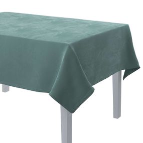 Dekoria Obrus na stôl obdĺžnikový, Støvturkis, 130 × 210 cm, Velvet, 704-18