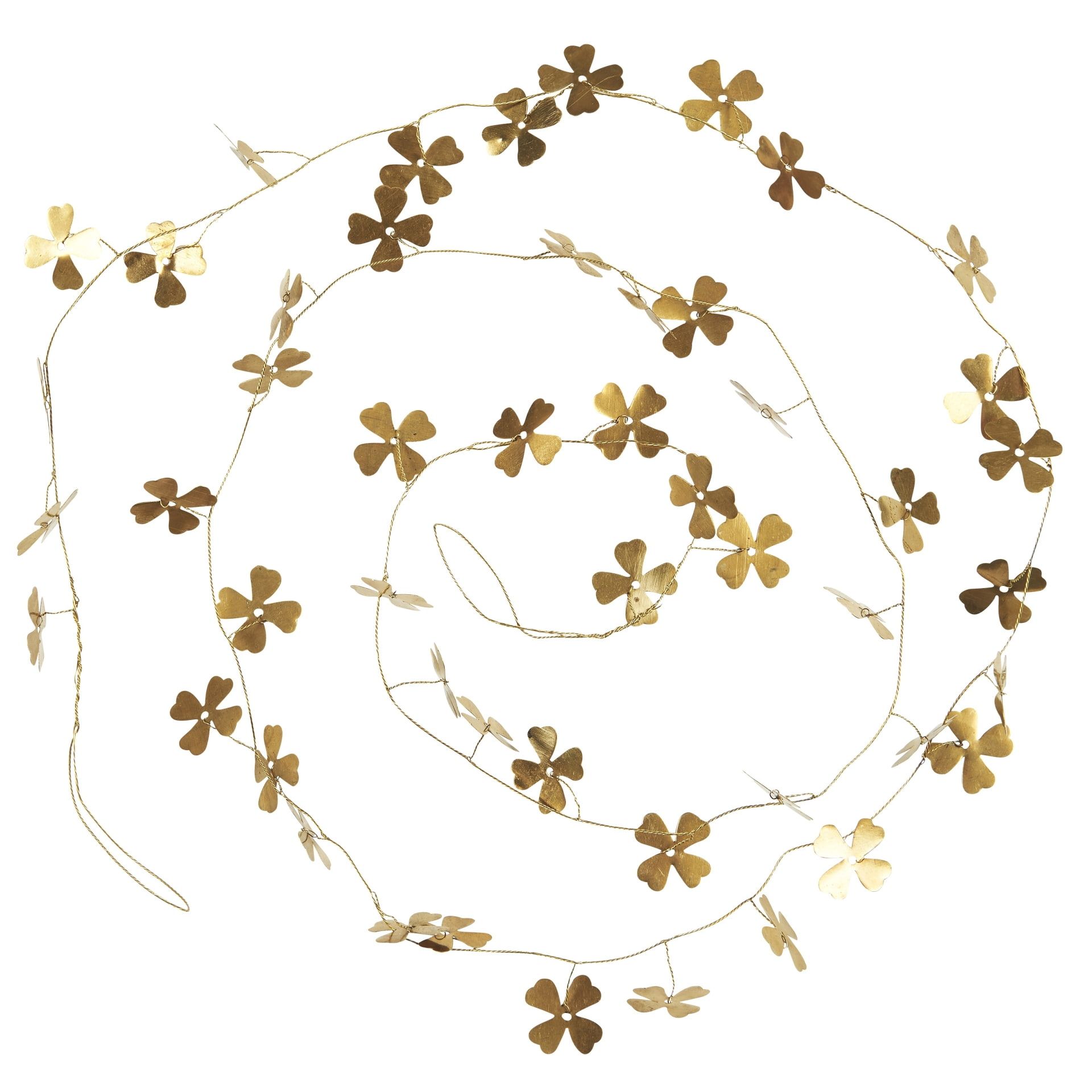 IB LAURSEN Girlanda Flowers Brass 150 cm