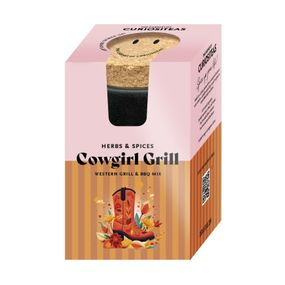 The Cabinet of CURIOSITEAS Zmes grilovacieho korenia Cowgirl Grill 80 g + dóza