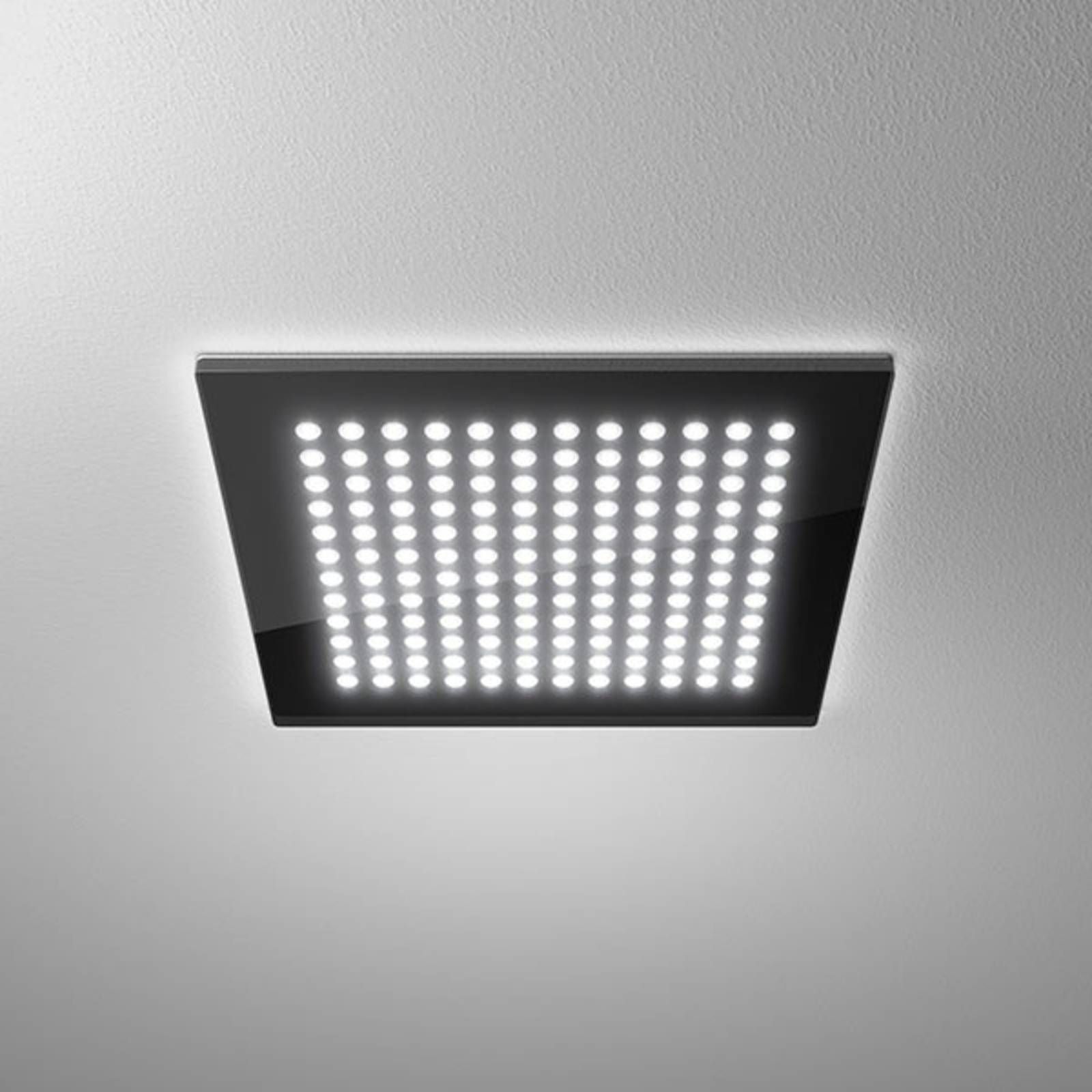 LTS LED downlight Domino Flat Square, 26 x 26 cm, 22 W, Pracovňa / Kancelária, akryl, 22W, P: 26 cm, L: 26 cm