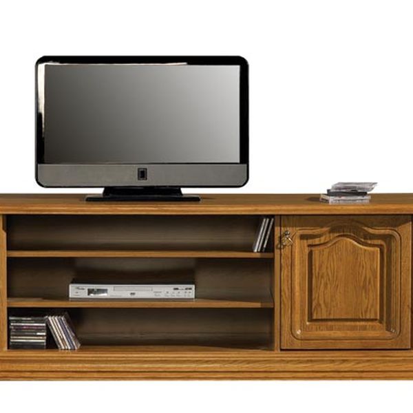 Rustikálny TV stolík Kinga H - drevo D3