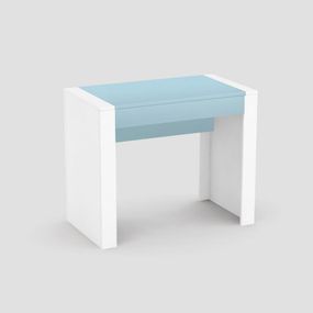 Drevona, PC stôl, REA JAMIE-IB, biela