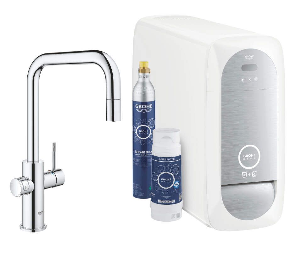 Grohe Blue Home - Drezová batéria Connected, s chladiacim zariadením a filtráciou, chróm 31543000