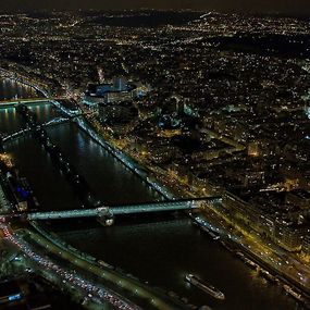 Tapety Mestá - Paríž v noci 392 - samolepiaca