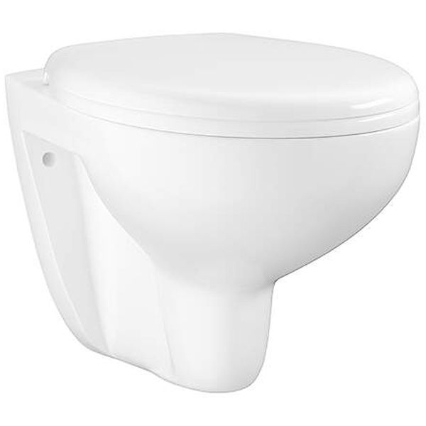 Grohe Bau Ceramic - Závesné WC s doskou SoftClose, Rimless, alpská biela 39351000