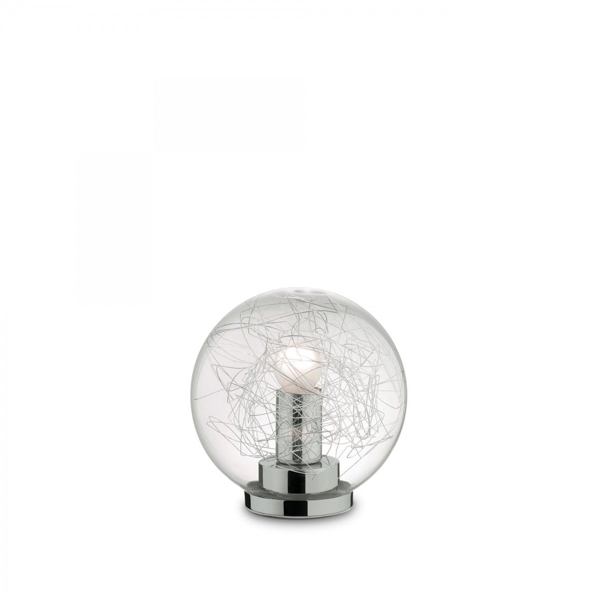 stolná lampa Ideal lux MAPA 045139 - chróm / transparentná