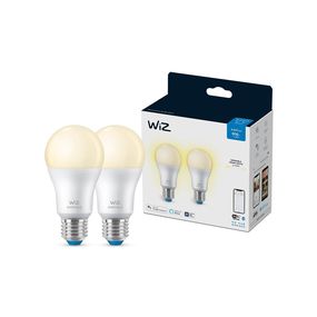 SADA 2x LED Stmievateľná žiarovka A60 E27/8W/230V 2700K CRI 90 Wi-Fi - WiZ