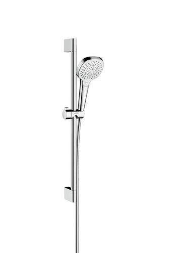 HansGrohe Croma Select E - Sprchová súprava Multi EcoSmart 9 l/min 0,65 m, biela/chróm 26581400