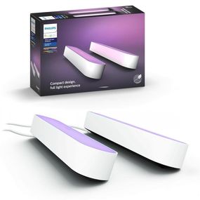 Philips - SADA 2x LED RGB Stmievateľná stolná lampa Hue AMBIANCE LED/6W/230V biela