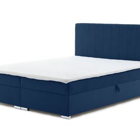 Expedo Čalúnená posteľ boxspring WILDE + topper, 160x200, trinity 31