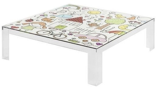 Kartell - Stôl Invisible Table Kids