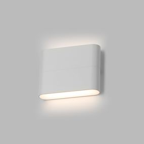 LED2 5131031 FLAT S, nástenné dekoratívne svietidlo 110mmx90x28  2x3W/300lm 3000K IP54 biela