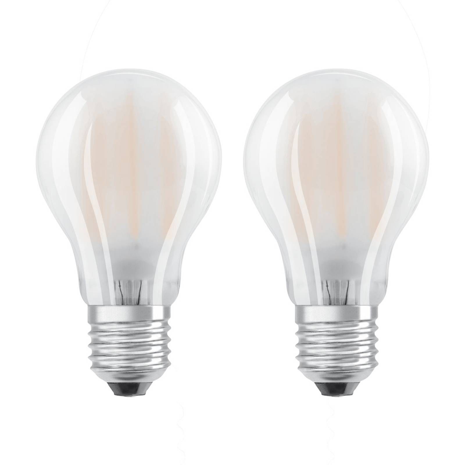 OSRAM LED žiarovka E27 6, 5W teplá biela 2 kusy, E27, 6.5W, Energialuokka: E, P: 10.5 cm