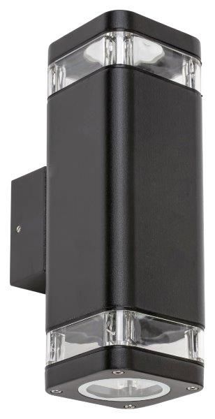 Rabalux 7956 Sintra nástenné exteriérové svietidlo 2xGU10 IP44 čierna