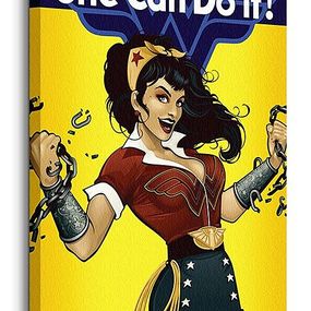 Wonder Woman (She can do it) - Obraz na płótnie WDC99368