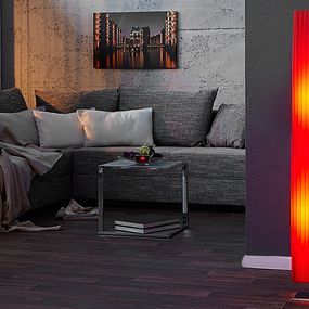 Estila Štýlová moderná stojaca lampa Paris 120cm červená