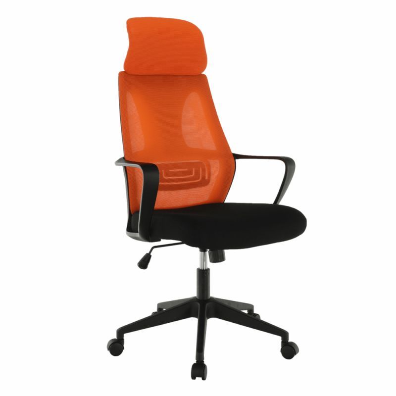 Kondela Kancelárske kreslo, TAXIS, čierna-oranžová