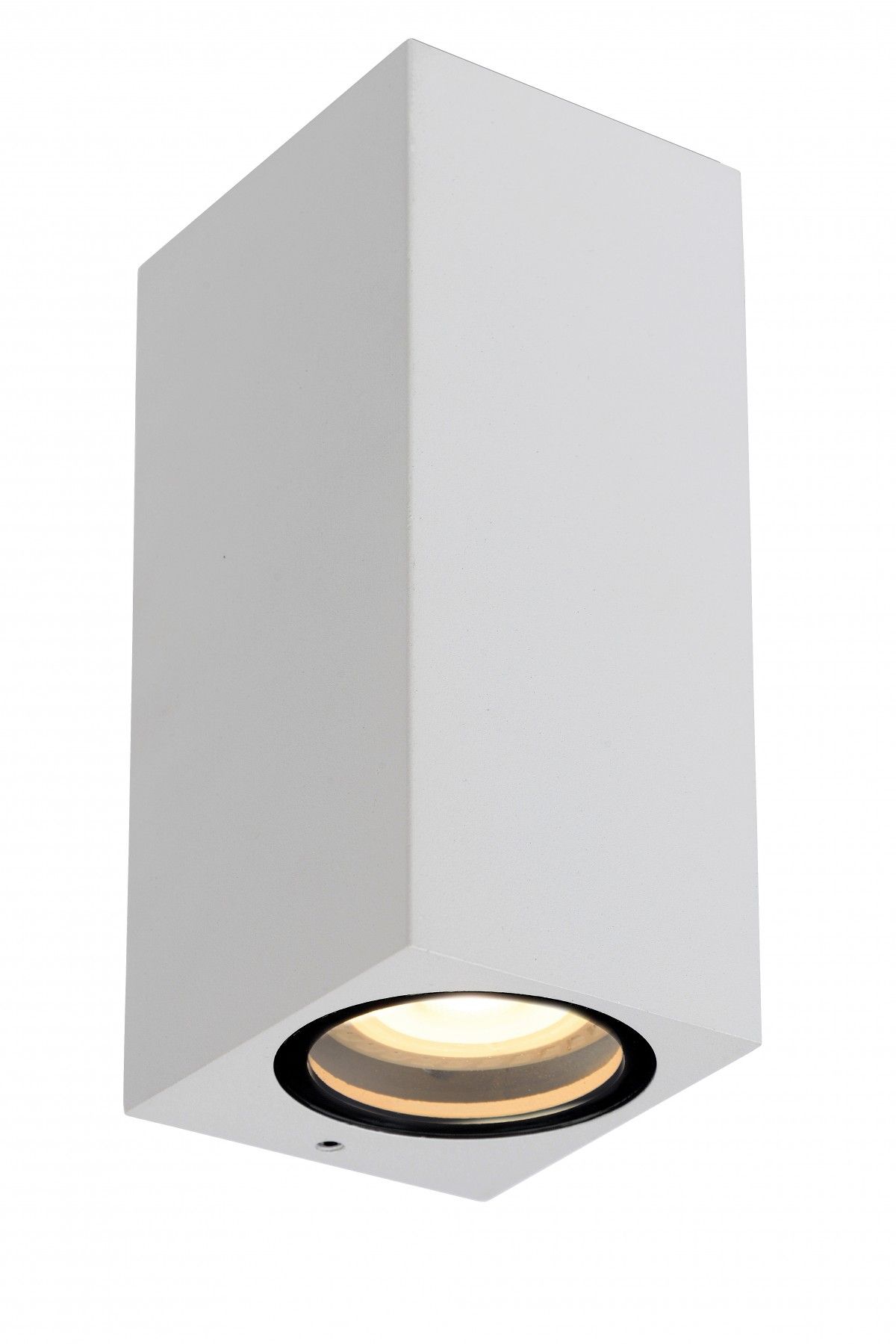 Lucide 69800/02/31 vonkajšia nástenná lampa Zaro 2x35W | GU10 | IP44 - biela, bodová, stmievateľná