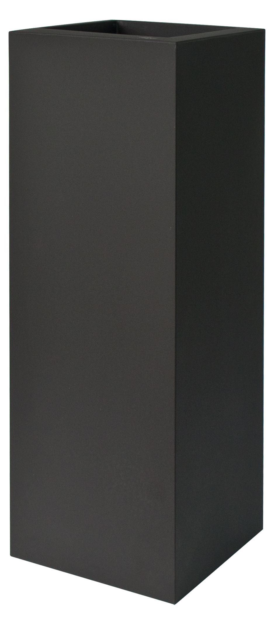 Plust - Dizajnový kvetináč KUBE TOWER, 30 x 30 x 90 cm - čierny