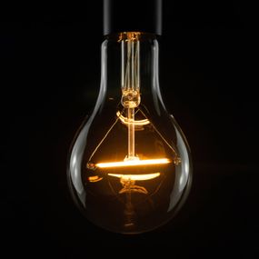 Segula SEGULA LED žiarovka E27 A90 3W stmievateľná číra, sklo, E27, 3W, Energialuokka: F, P: 17.5 cm