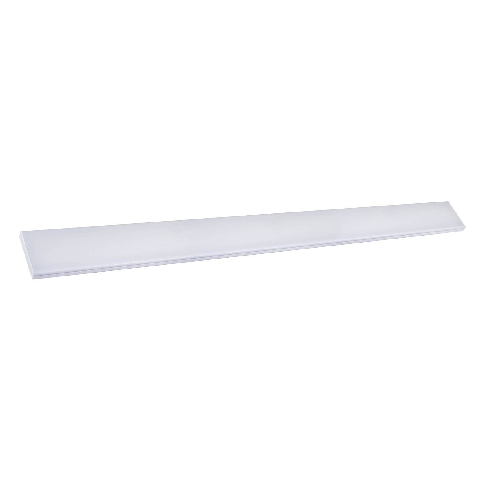 Müller-Licht Stropné LED svietidlo Planus 120 univerzálna biela, Pracovňa / Kancelária, hliník, plast, 48W, P: 120 cm, L: 12 cm, K: 4.5cm