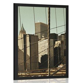 Plagát Manhattan - 30x45 black