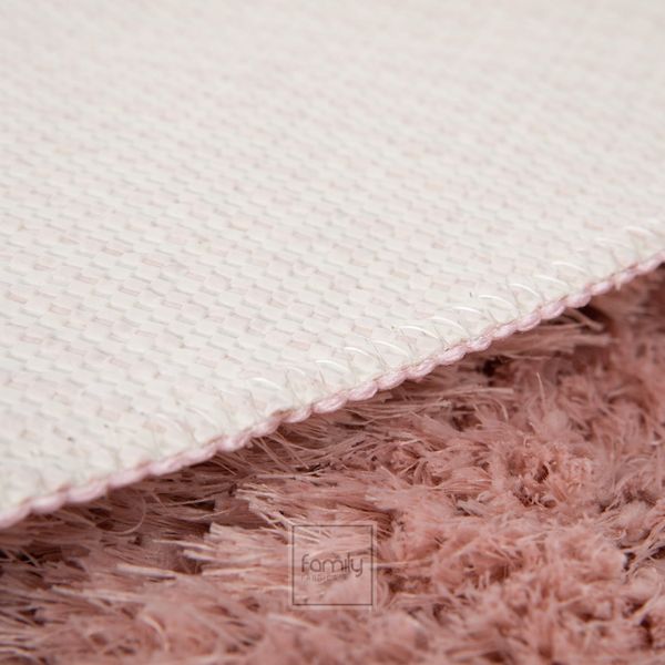 DomTextilu Nádherný pudrovo ružový okrúhly koberec do každej izby 44377-207892