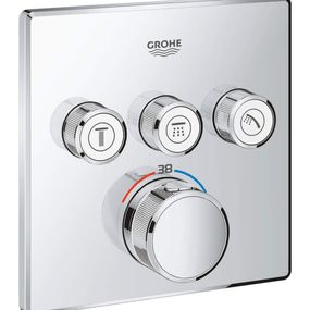 Grohe Grohtherm SmartControl - Termostatická batéria pod omietku, 3 ventily, chróm 29126000