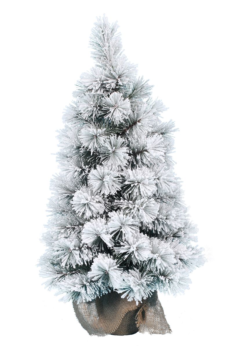 Umelý vianočný stromček Mini Borovica Zasnežená 90cm